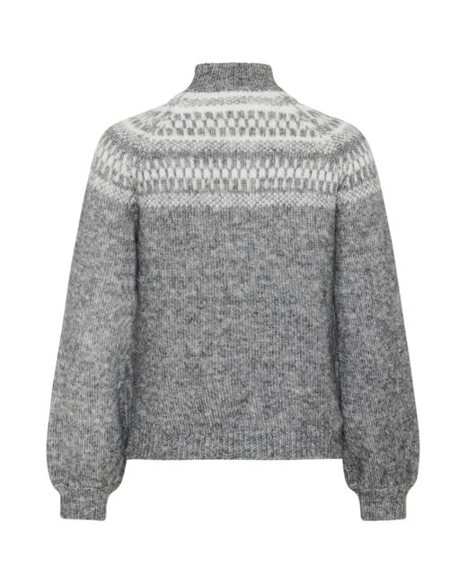 Kaffe Gray Pullover Kagerda
