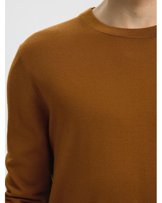 SELECTED Pullover Slhtray in Brown für Herren