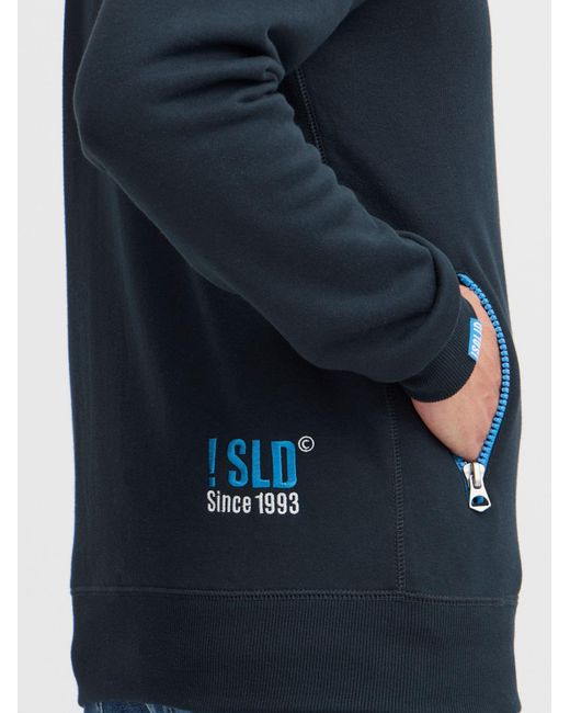 Solid Sweatjacke Benn in Blue für Herren