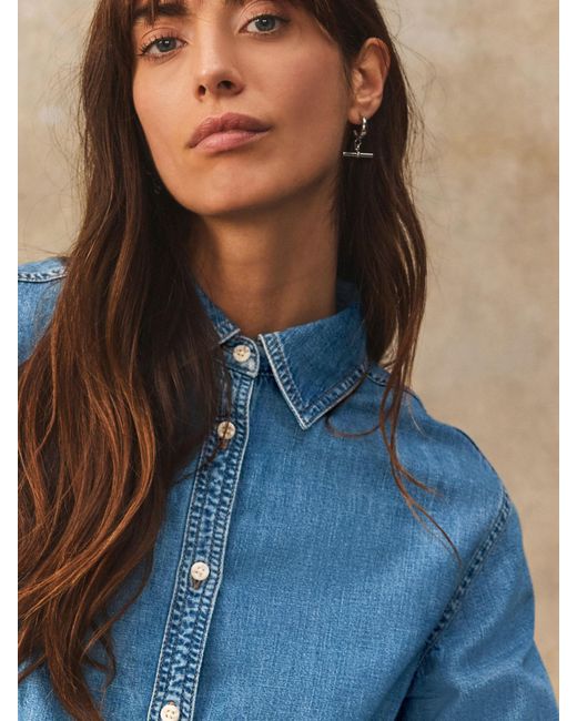 Next Blue Jeanshemd