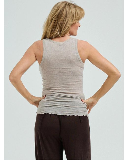 Seamless Basic Gray Top Bella