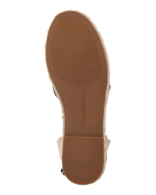 Steve Madden Black Sandale 'Canary'