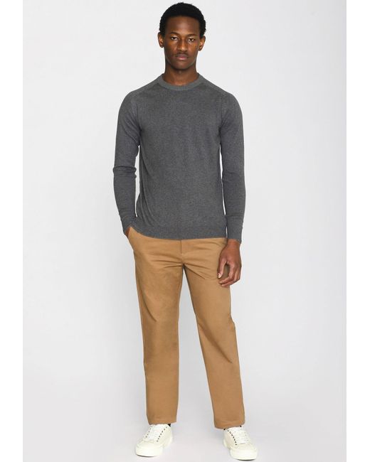 Knowledge Cotton Pullover in Gray für Herren