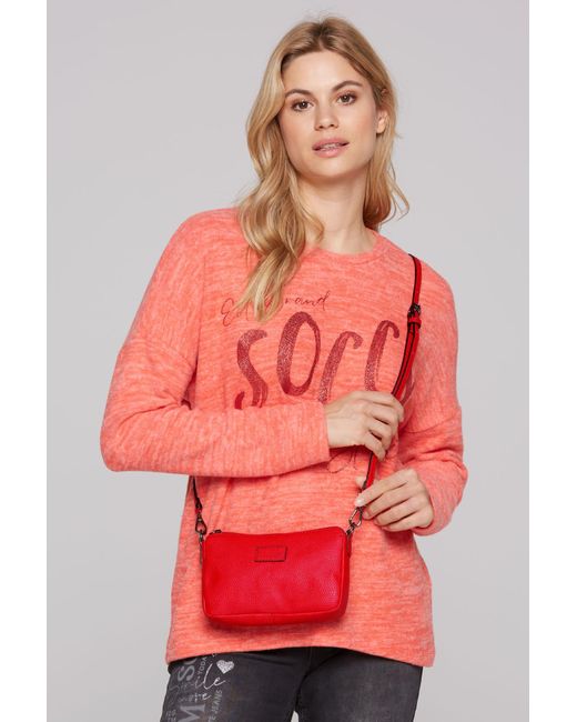 SOCCX Red Umhängetasche