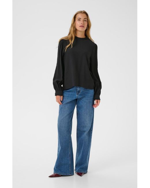 Kaffe Black Bluse Karea
