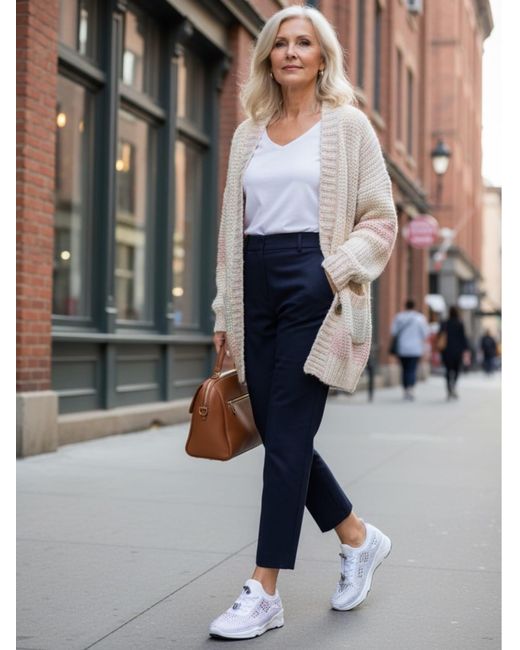 Kumixi White Slipper Sneaker