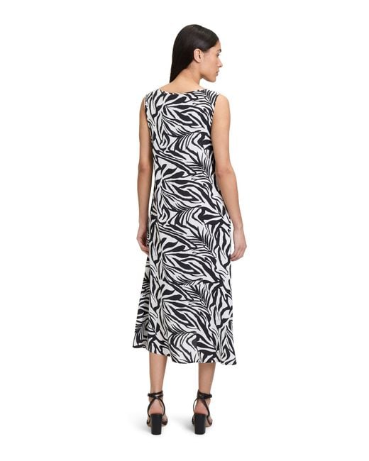 Betty Barclay White Stufenkleid Weiter Ausschnitt