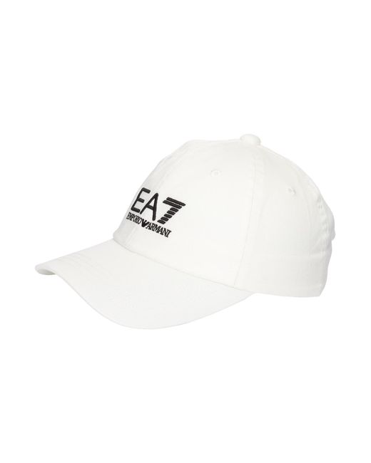 EA7 White Cap