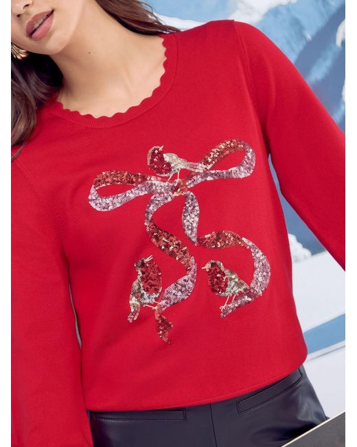 Lipsy Red Pullover