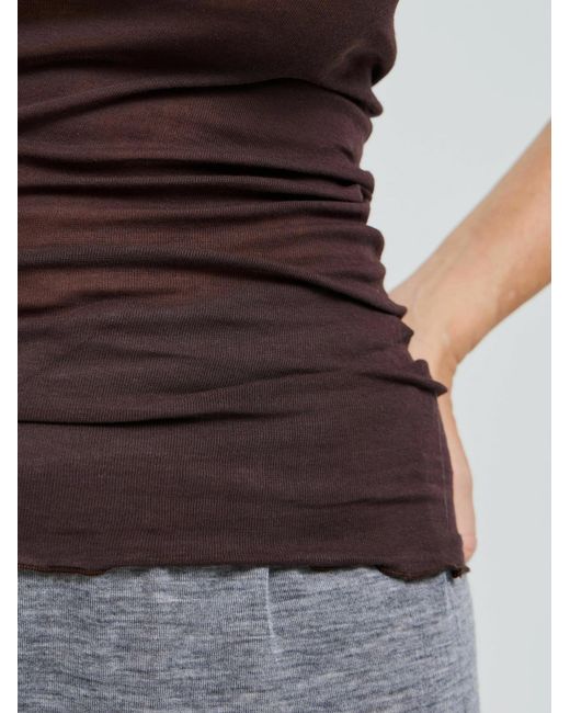 Seamless Basic Brown Top Bella