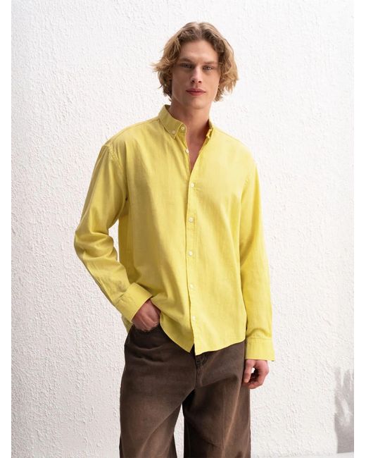 Giesto Hemd in Yellow für Herren