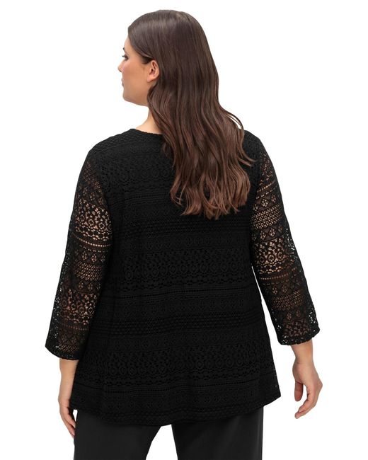 Sheego Black Bluse
