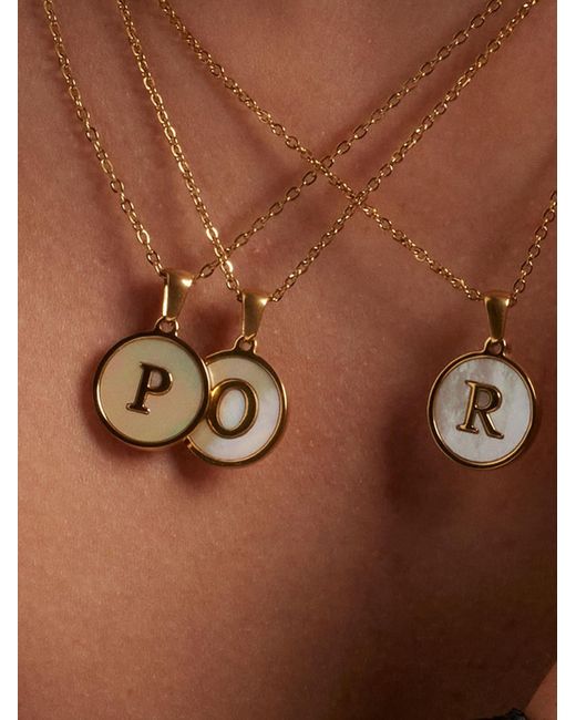 Luxenter Metallic Kette Alphabet