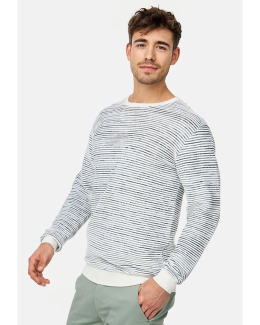 INDICODE Pullover Manfred in White für Herren