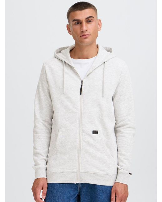 Solid Sweatjacke Sdaupo in White für Herren