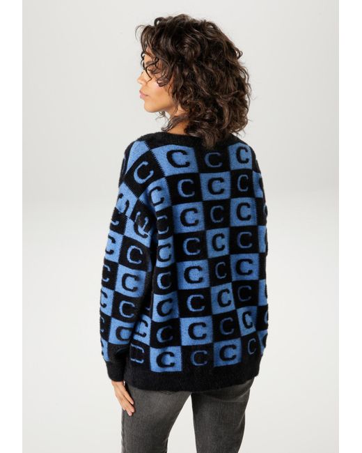 Aniston CASUAL Blue Pullover