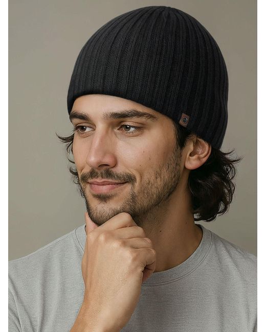 Neverless Mütze 2383 in Black für Herren