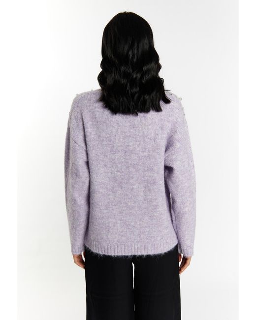 faina Purple Pullover Koosh