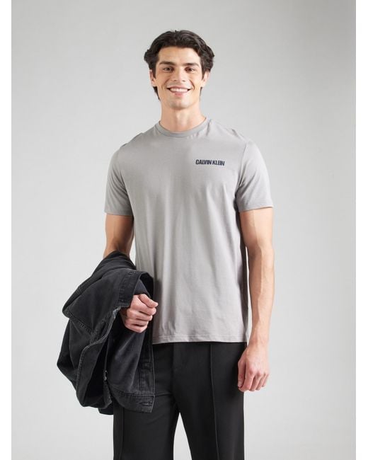 Calvin Klein T-Shirt in Gray für Herren
