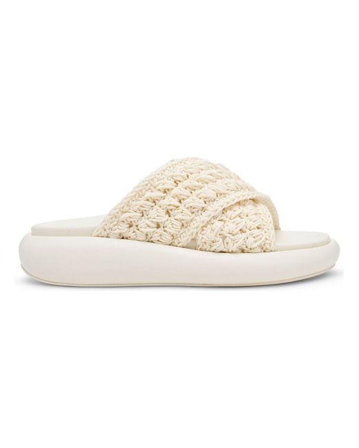Steve Madden White Pantolette