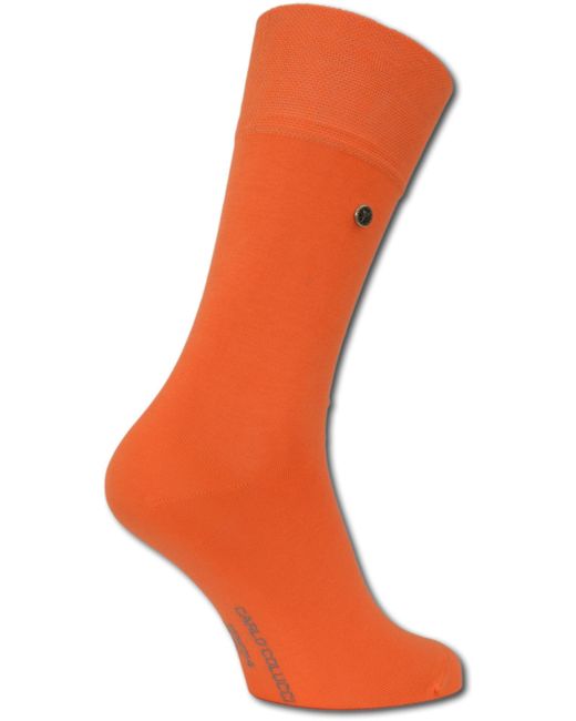 carlo colucci Socken Firenze in Orange für Herren