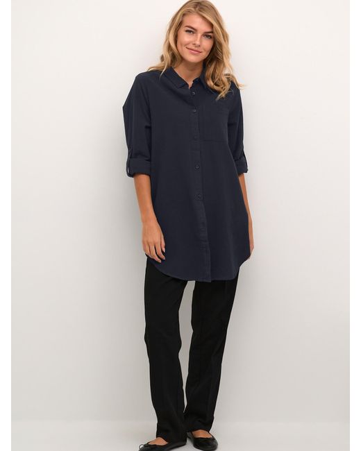 Kaffe Blue Bluse 'Naya'