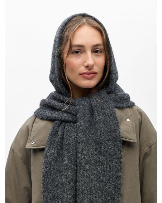 Object Black Balaclava Mit Schal