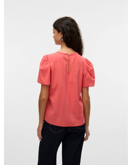 Vero Moda Pink Bluse 'Vmpretty'