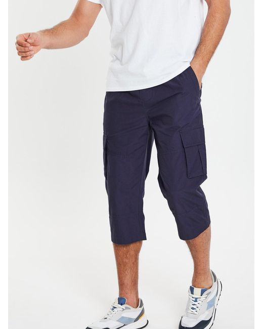 Threadbare Cargohose Bruce in Blue für Herren