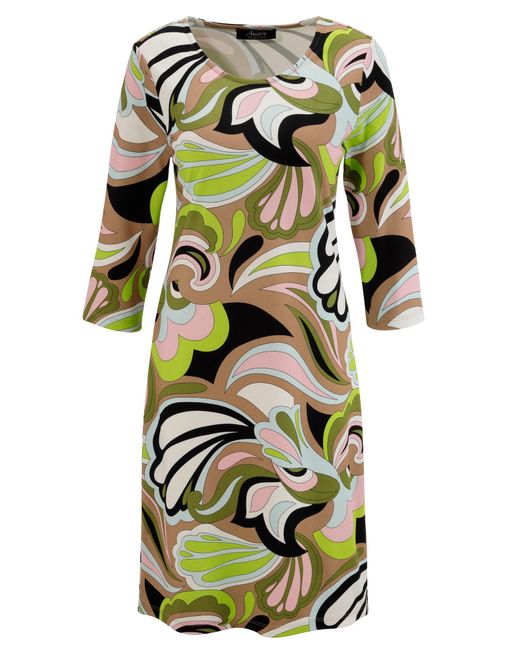 Aniston SELECTED Green Kleid