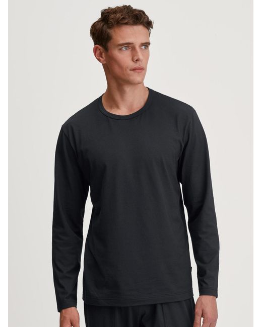 Calida Shirt Remix Basic Sleep in Black für Herren