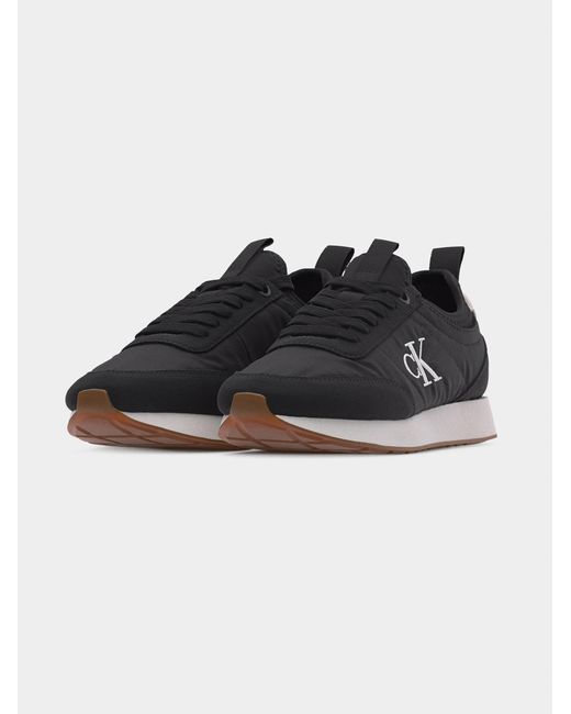 Calvin Klein Black Sneaker Essential Retro Mono-Sock Fit