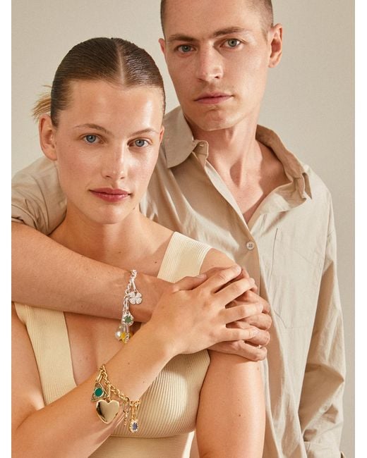 Pilgrim Metallic Armband Charm
