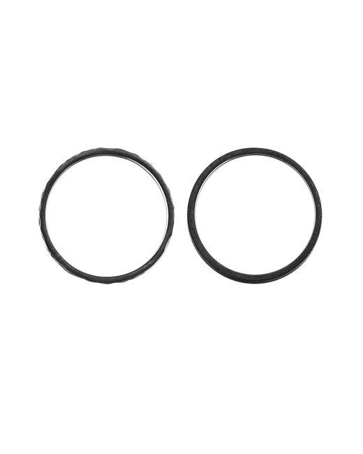 Kuzzoi Ring Set in Black für Herren