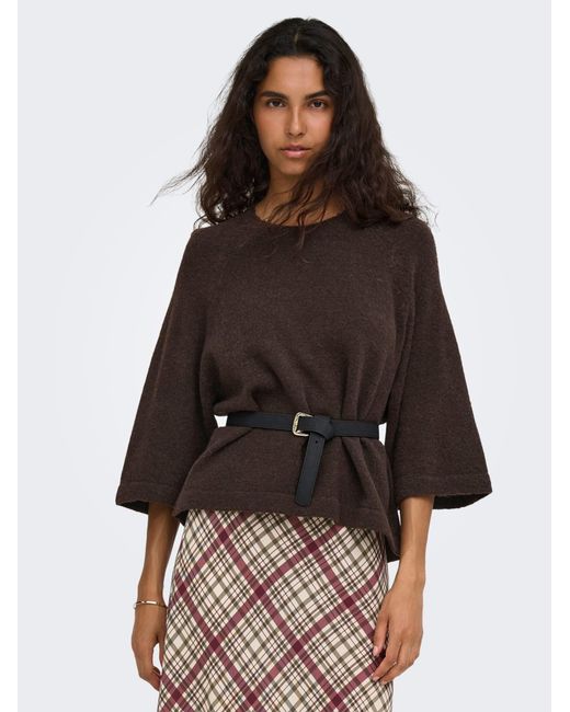 ONLY Brown Pullover Simoni