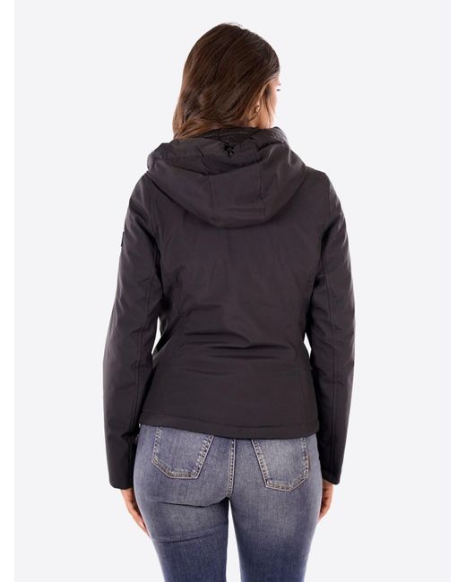 Yes Zee Black Winterjacke Giubbino