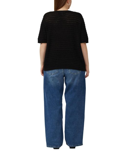 QS Black Strickpullover