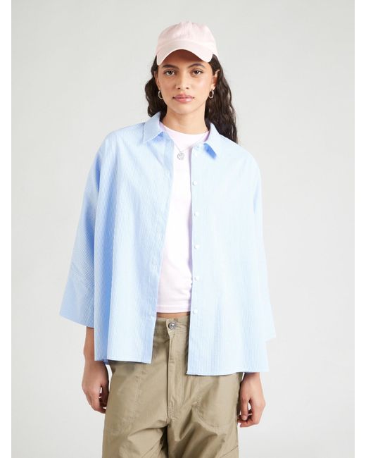 ONLY Blue Bluse 'Augusta'