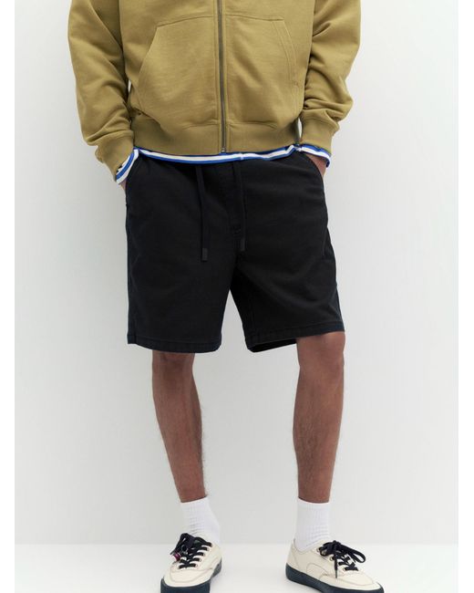Pull&Bear Shorts in Black für Herren