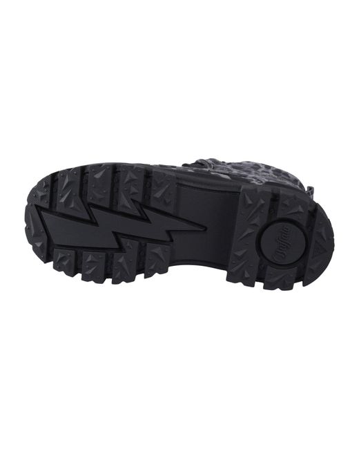 Buffalo Black Schnürstiefel Aspha