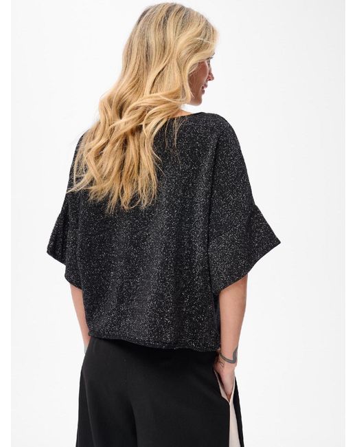 Blue Shadow Black Pullover