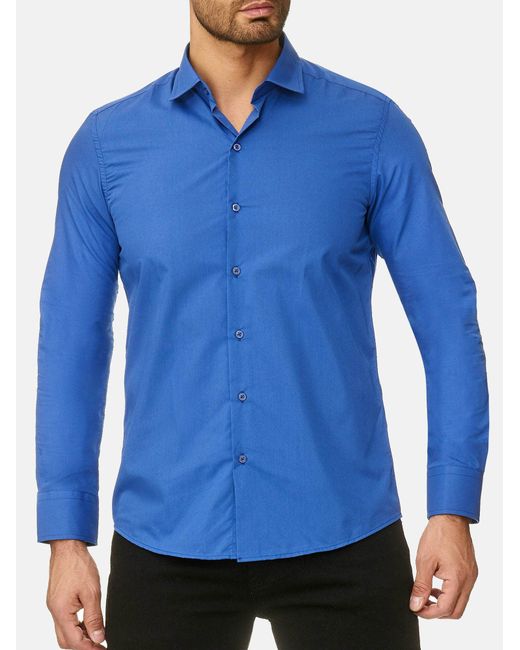 Reslad Hemd Rs7002 in Blue für Herren