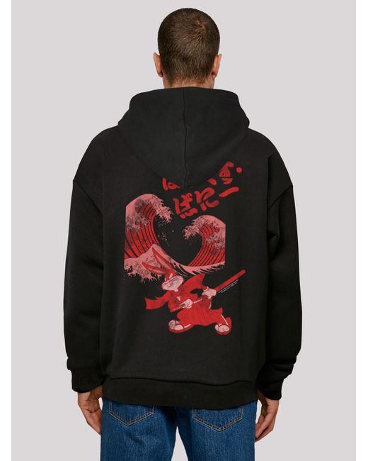 F4NT4STIC Sweatshirt Looney Tunes Bugs Bunny Shogun in Black für Herren