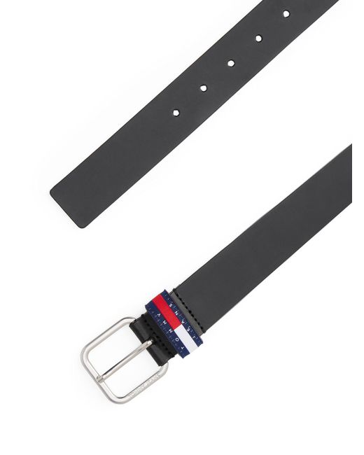 Tommy Hilfiger Ryan Ledergürtel Mit Logo-Schlaufe in Black für Herren