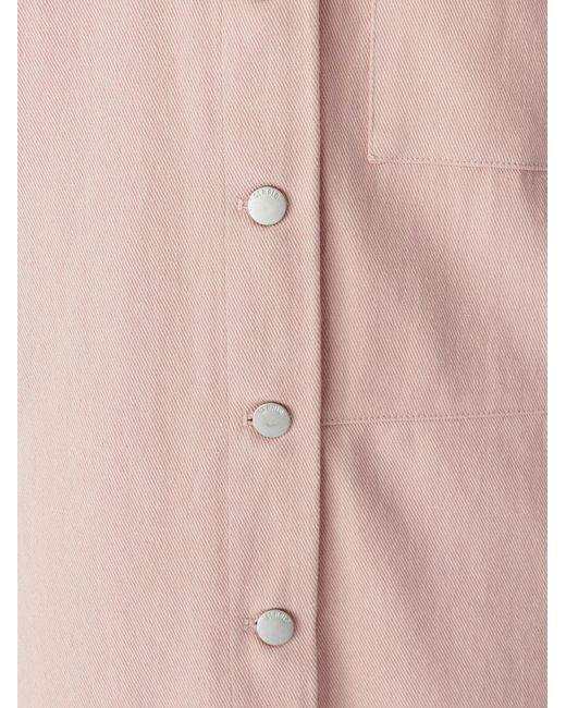 ST MRLO Pink Blusenkleid Lee Denim Shirt Dress