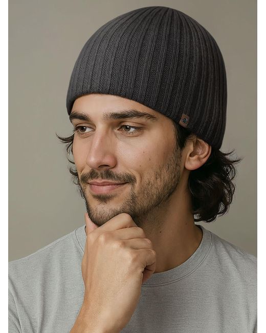 Neverless Mütze 2383 in Black für Herren