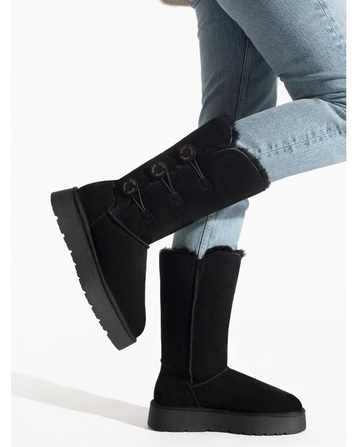 Gooce Black Boots Cornice
