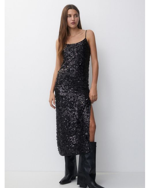 Pull&Bear Black Kleid