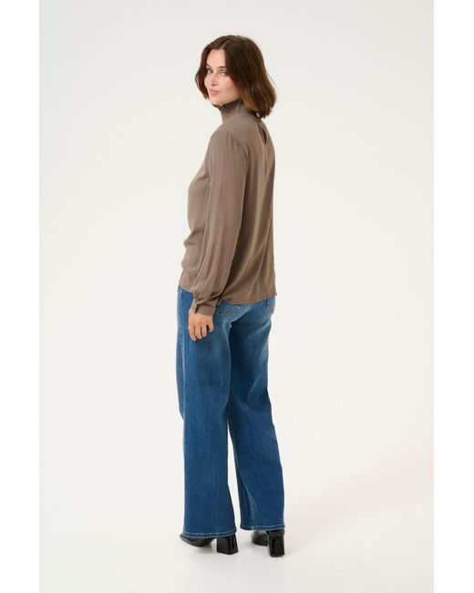 Kaffe Brown Bluse Trine