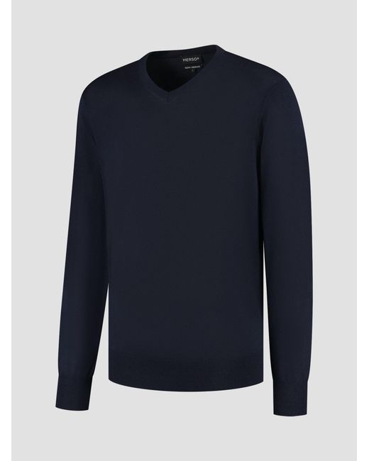 merso Pullover in Blue für Herren